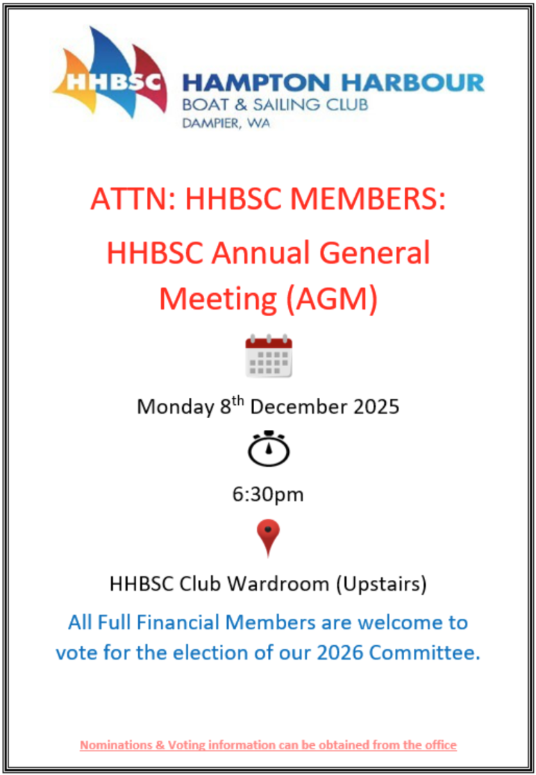 HHBSC AGM